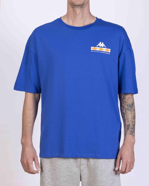 Mavi Authentic Coledy Erkek Mavi Oversize Fit Tişört - KAPPA® Türkiye
