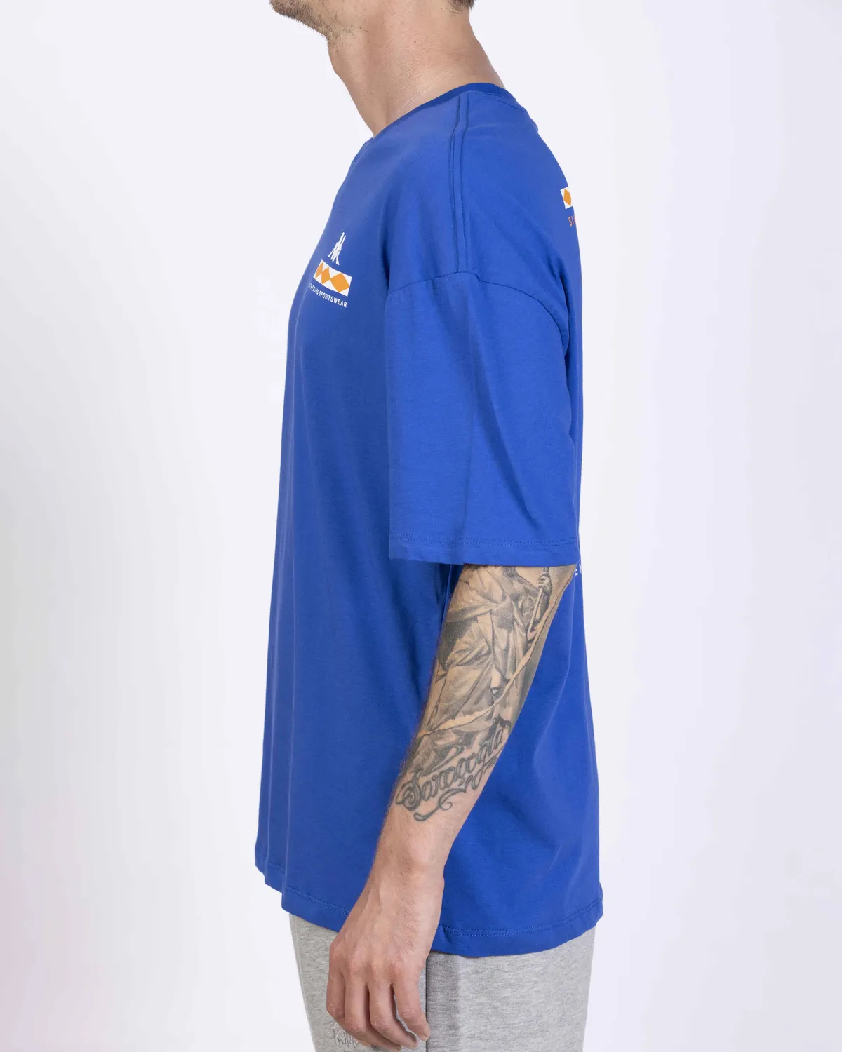 Mavi Authentic Coledy Erkek Mavi Oversize Fit Tişört