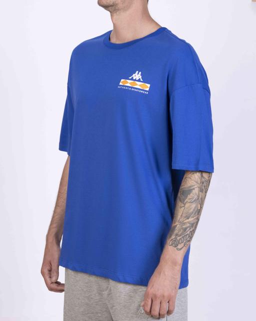 Mavi Authentic Coledy Erkek Mavi Oversize Fit Tişört - KAPPA® Türkiye