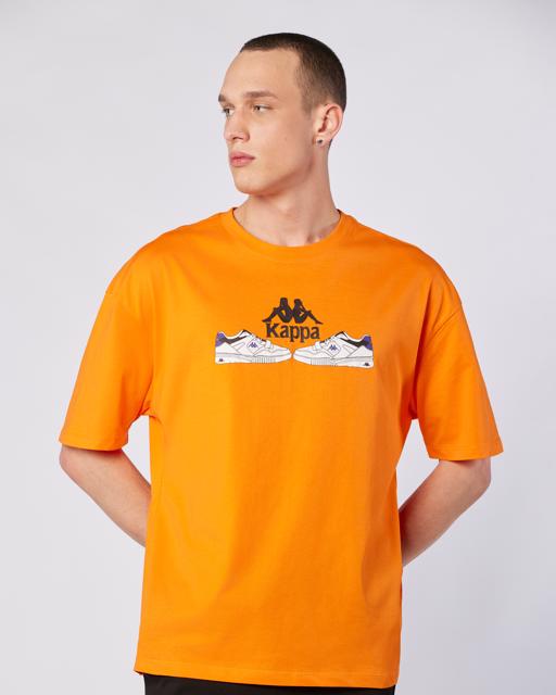 Turuncu Authentic Taster Erkek Koyu Turuncu Regular Fit Tişört - KAPPA® Türkiye