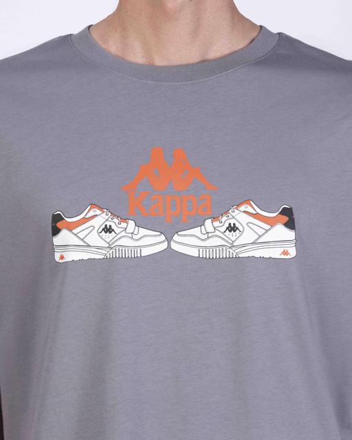 Gri Authentic Taster Erkek Gri Regular Fit Tişört - KAPPA® Türkiye
