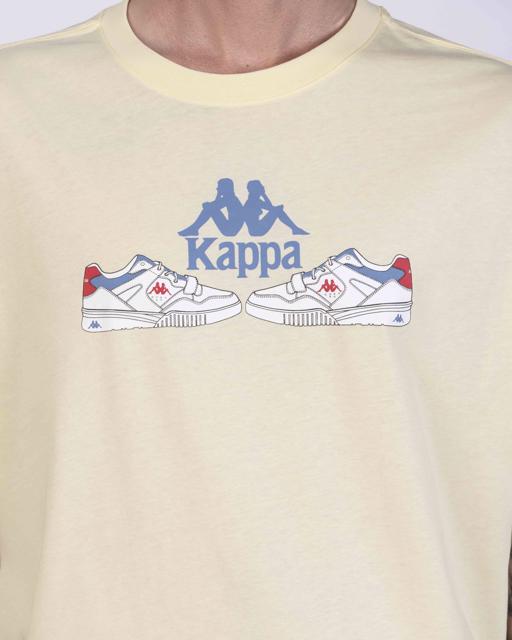Sarı Authentic Taster Erkek Sarı Regular Fit Tişört - KAPPA® Türkiye