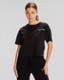Authentic Jessa-Woman-T-Shirt Kadın Siyah Regular Fit Tişört