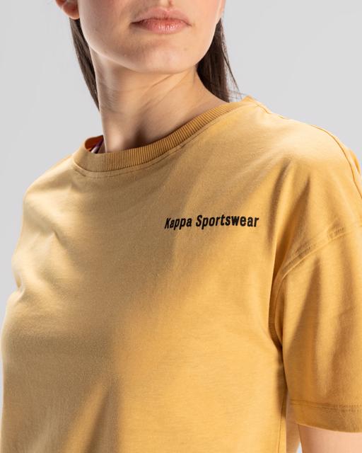 Bej Authentic Jessa-Woman-T-Shirt Kadın Bej Regular Fit Tişört - KAPPA® Türkiye