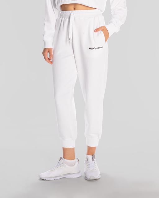 Beyaz Authentic Jessa Jogger Wmn Kadın Beyaz Regular Eşofman Altı - KAPPA® Türkiye