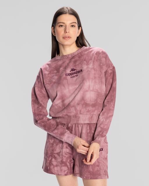 Pembe Authentic Rosemary Sweathshirt Kadın Gül Kurusu Regular Fit Sweatshirt - KAPPA® Türkiye