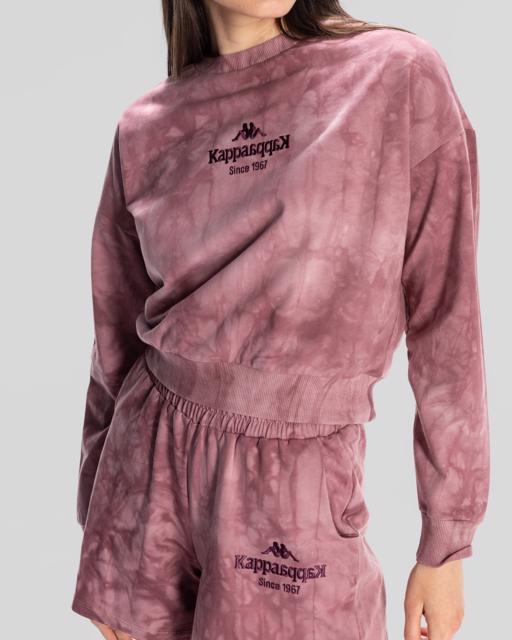 Pembe Authentic Rosemary Sweathshirt Kadın Gül Kurusu Regular Fit Sweatshirt - KAPPA® Türkiye