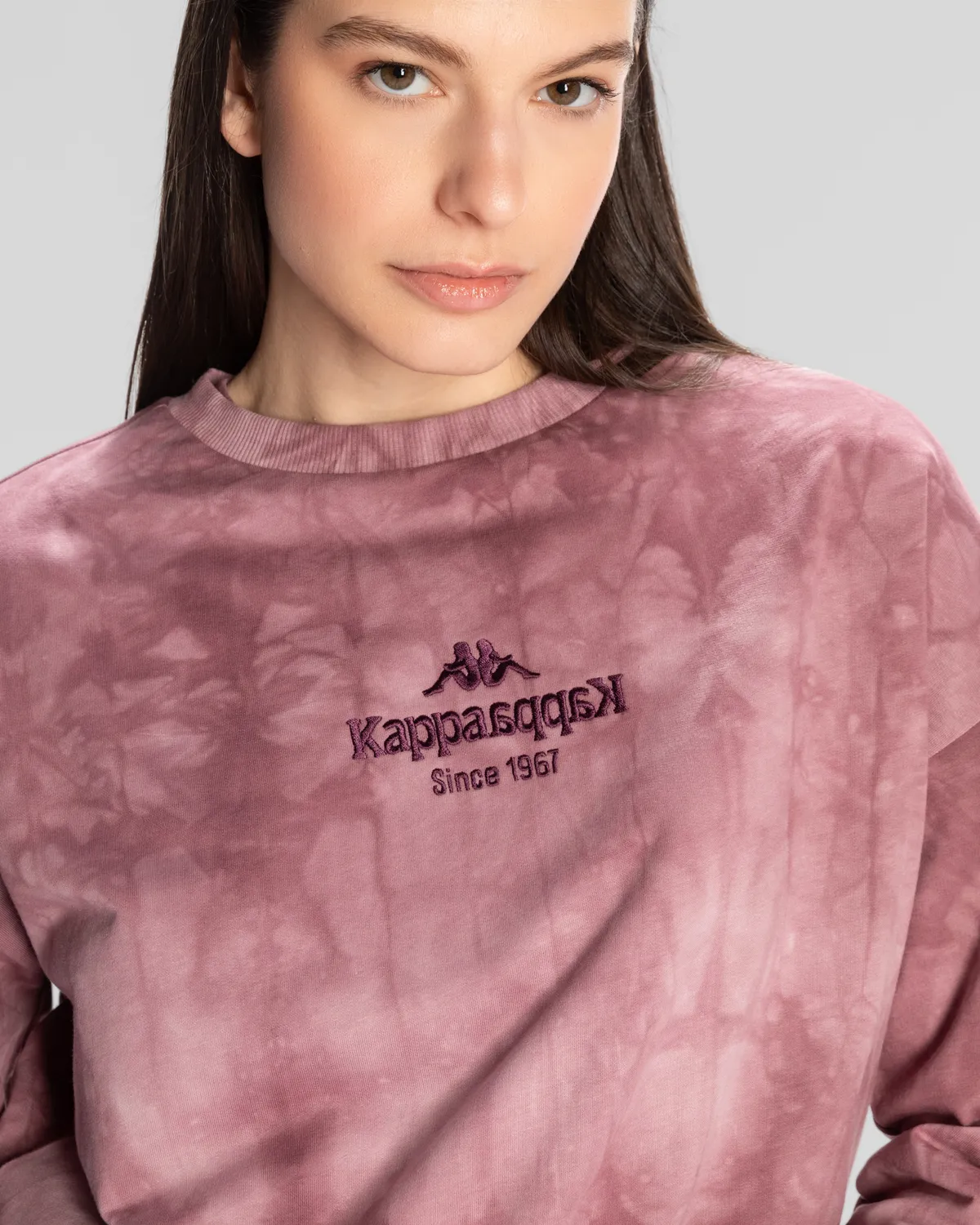 Pembe Authentic Rosemary Sweathshirt Kadın Gül Kurusu Regular Fit Sweatshirt
