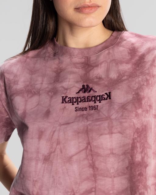 Pembe Authentic Rosemary T-Shirt Kadın Gül Kurusu Regular Fit Tişört - KAPPA® Türkiye