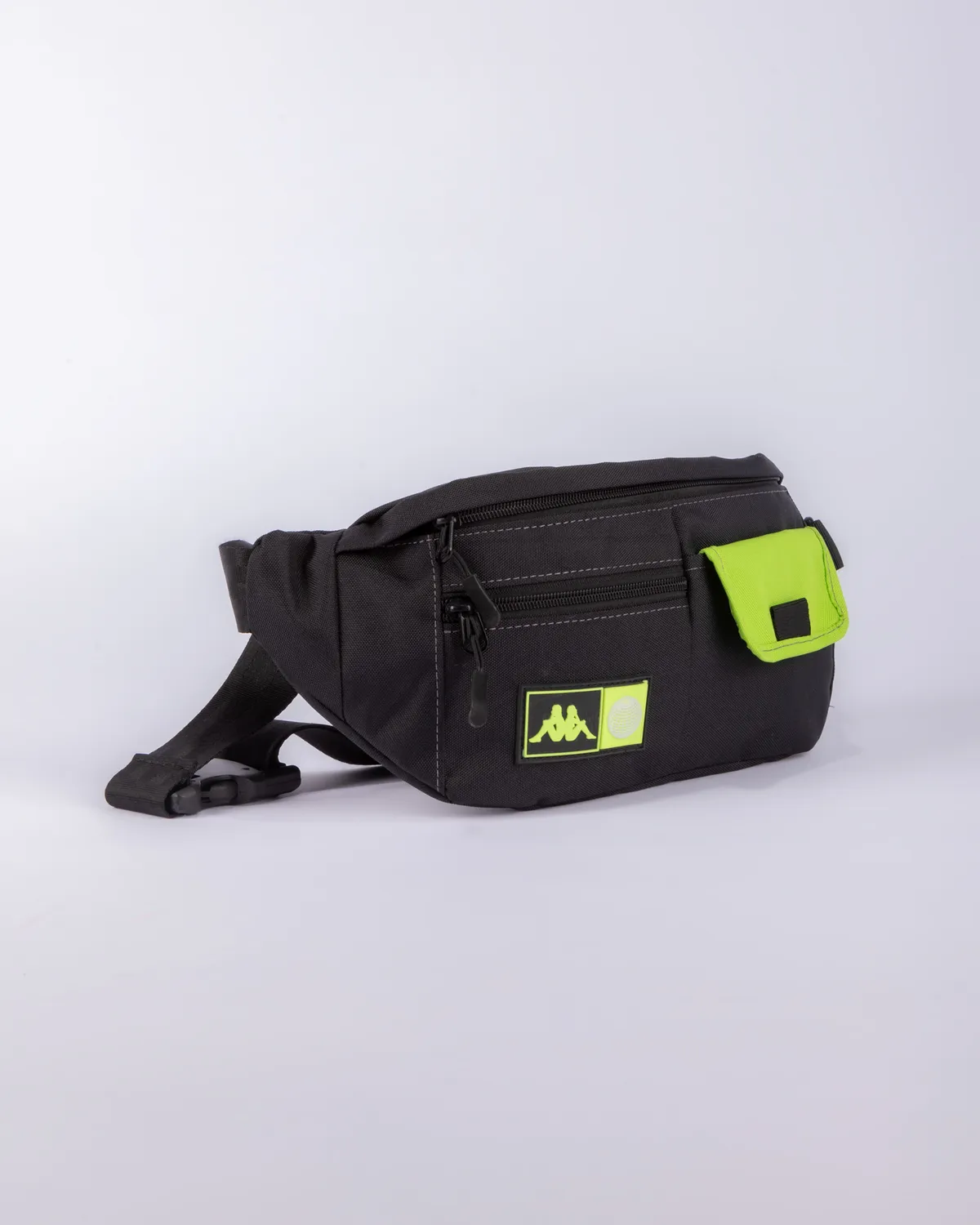 Siyah Authentic Losrut Unisex Siyah-Açık Yeşil Bel Çantası