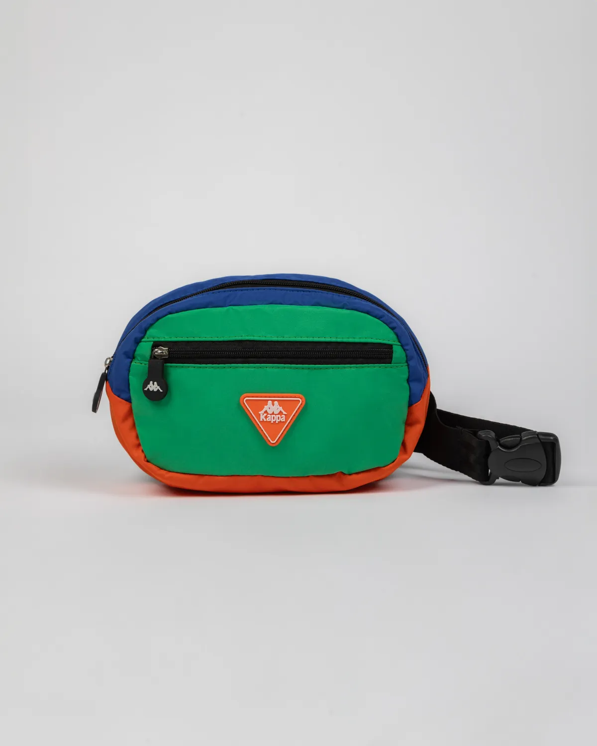 Yeşil Authentic Genva Unisex Gri-Turuncu-Mavi Bel Çantası