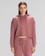 Authentic Jemima Kadın Beyaz Oversize Fit Hoodie