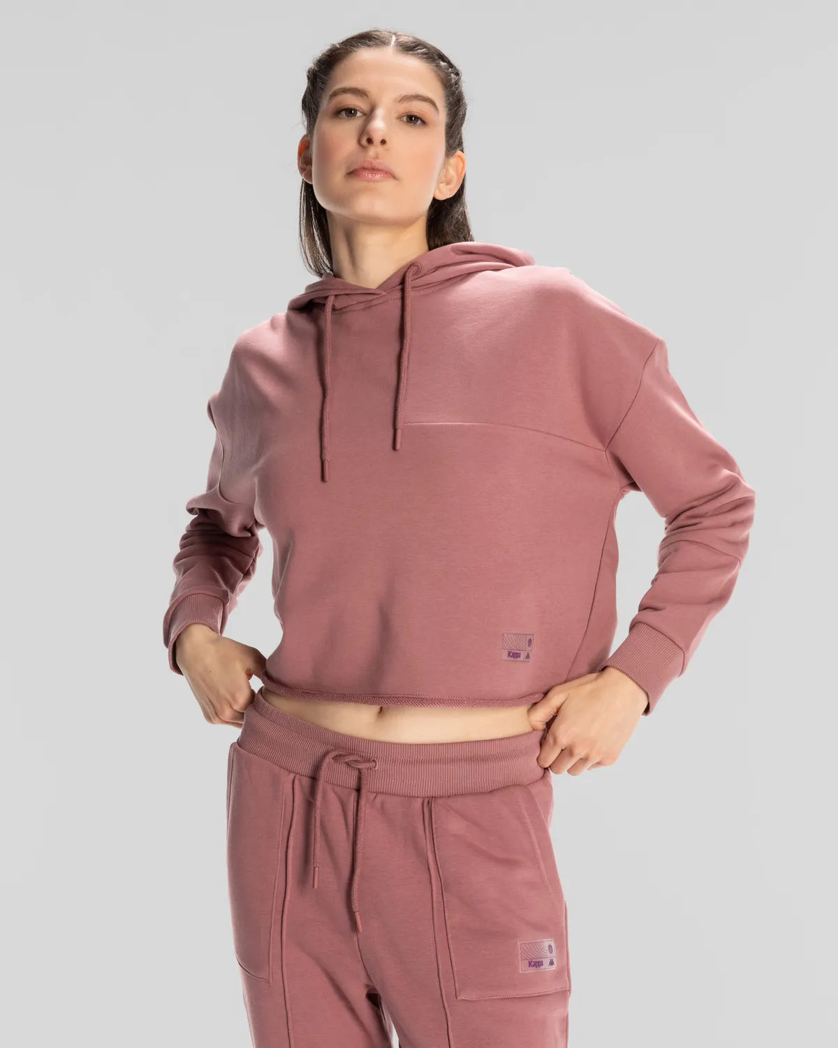 Mor Authentic Jemima Kadın Lila Oversize Fit Hoodie