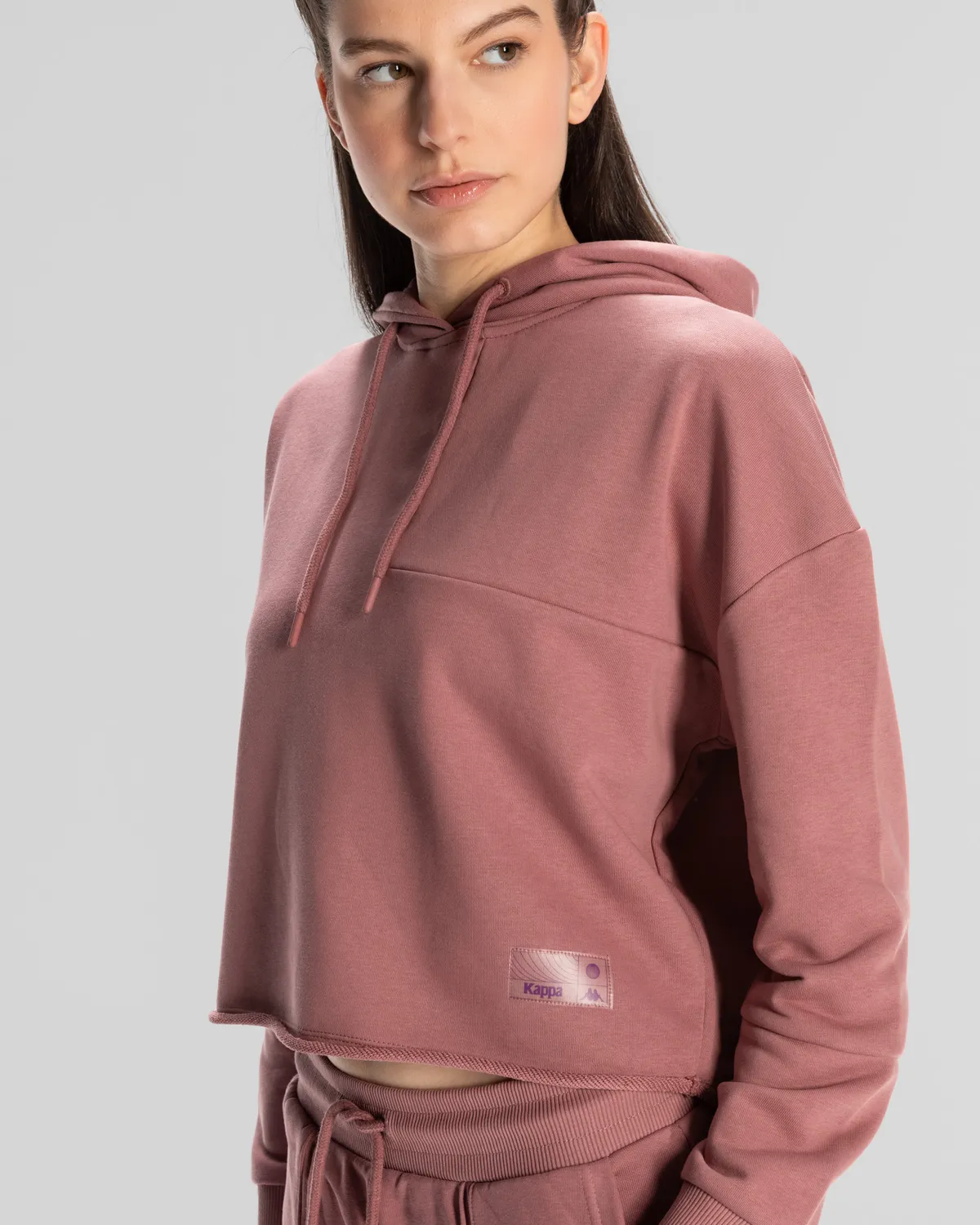 Mor Authentic Jemima Kadın Lila Oversize Fit Hoodie