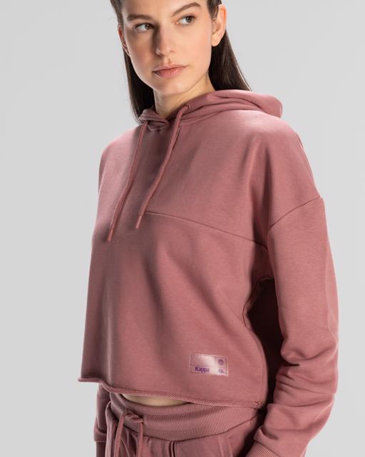 Mor Authentic Jemima Kadın Lila Oversize Fit Hoodie - KAPPA® Türkiye