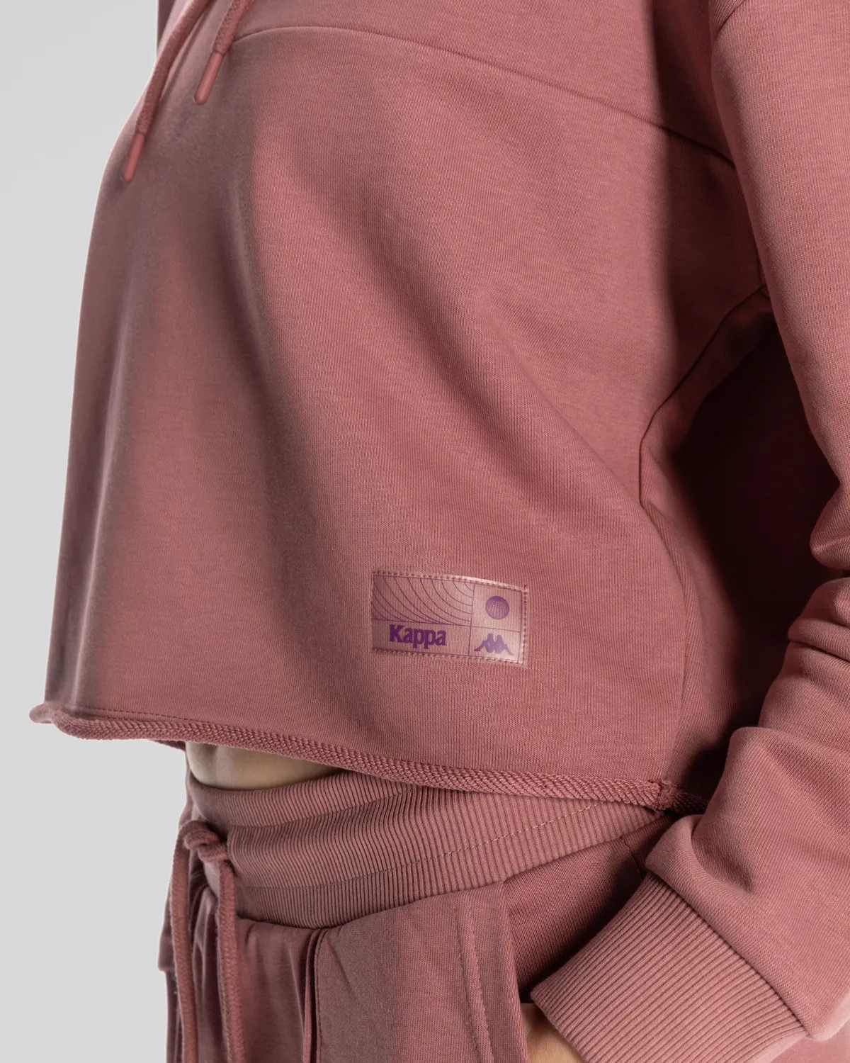 Mor Authentic Jemima Kadın Lila Oversize Fit Hoodie