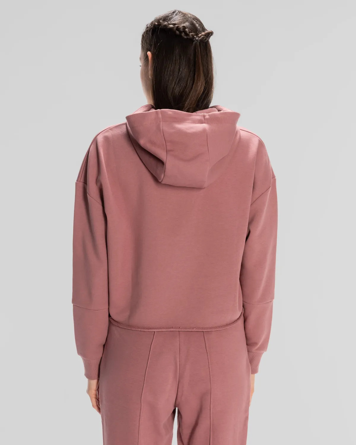 Mor Authentic Jemima Kadın Lila Oversize Fit Hoodie