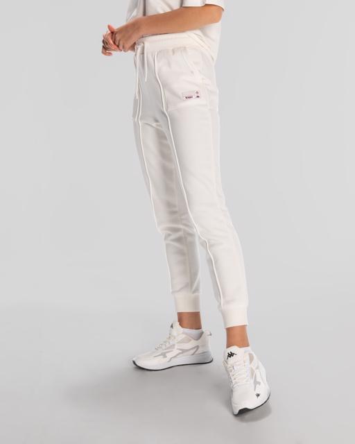 Beyaz Authentic Jemima Pants Kadın Beyaz Regular Fit Eşofman Altı - KAPPA® Türkiye
