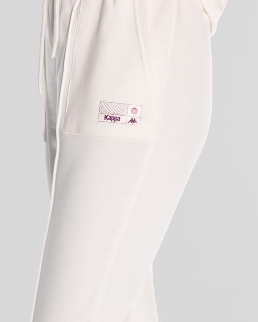 Beyaz Authentic Jemima Pants Kadın Beyaz Regular Fit Eşofman Altı - KAPPA® Türkiye