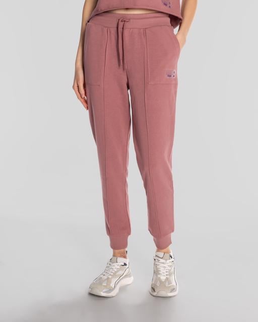 Pembe Authentic Jemima Pants Kadın Gül Kurusu Regular Fit Eşofman Altı - KAPPA® Türkiye