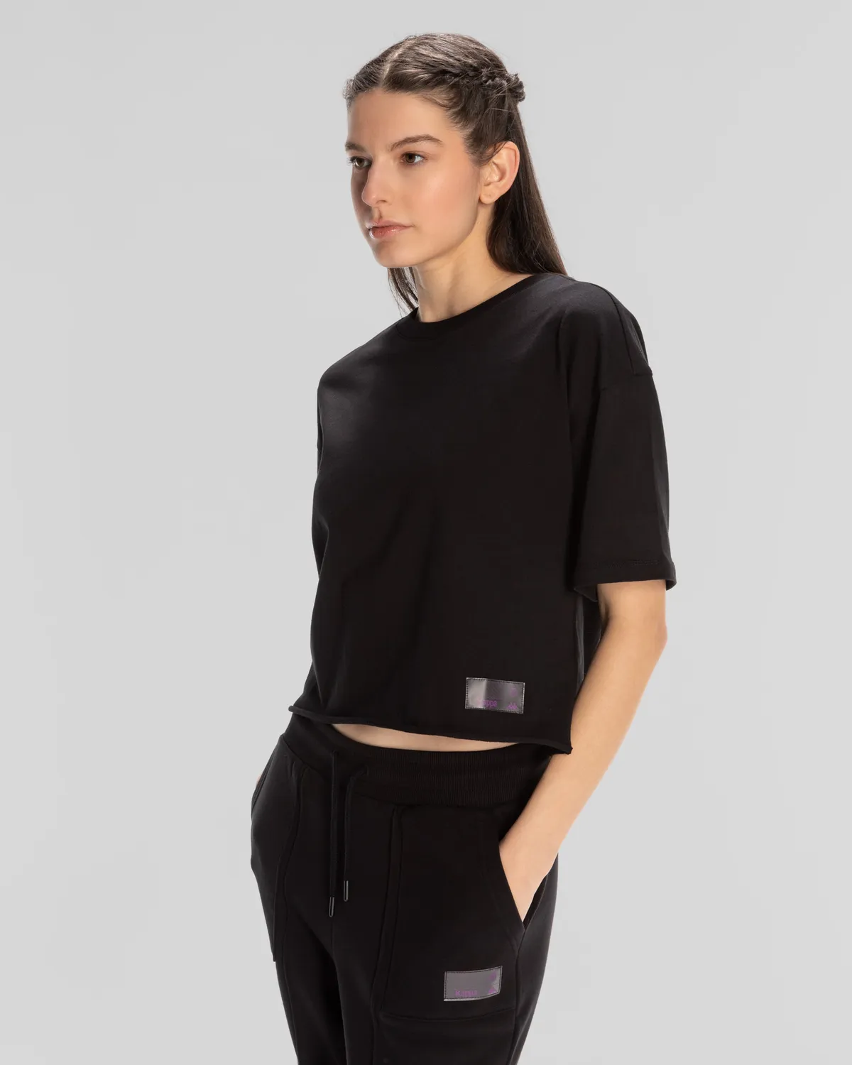 Siyah Authentic Lily Kadın Siyah Regular Fit Tişört