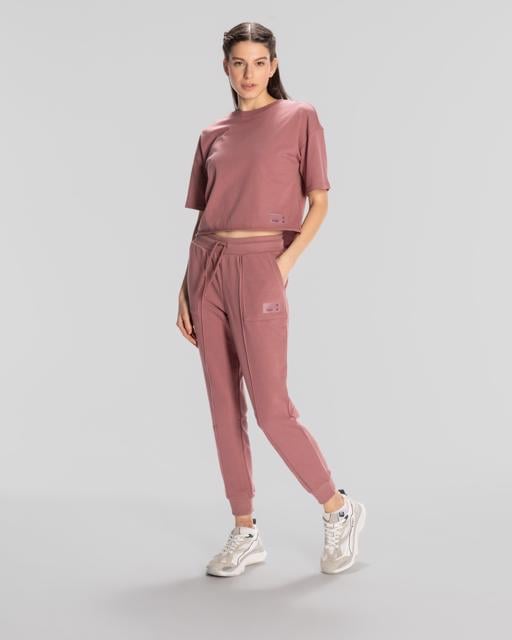 Pembe Authentic Lily Kadın Gül Kurusu Regular Fit Tişört - KAPPA® Türkiye