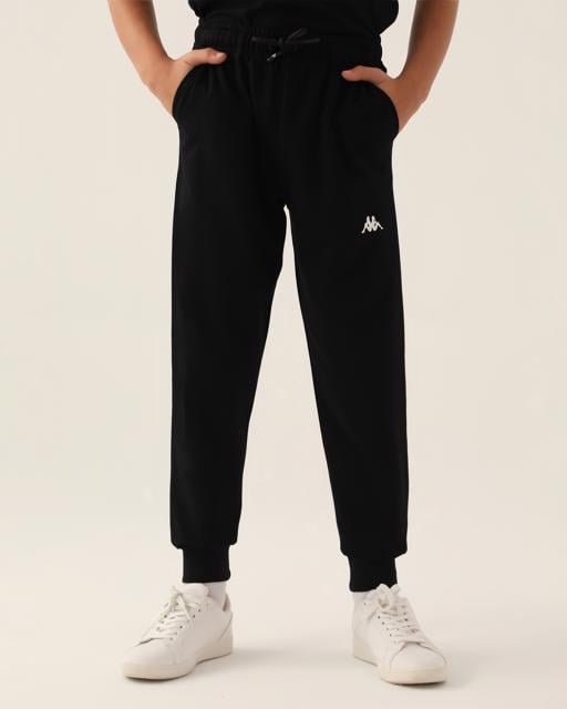 Siyah Authentic Clay Erkek Çocuk Antrasit Regular Fit Eşofman Altı - KAPPA® Türkiye