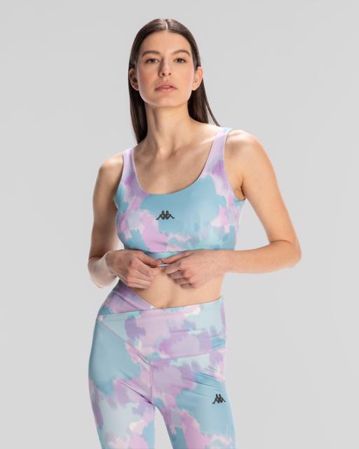 Mavi Trix Bra Kadın Mavi Regular Fit Sporcu Sütyeni - KAPPA® Türkiye