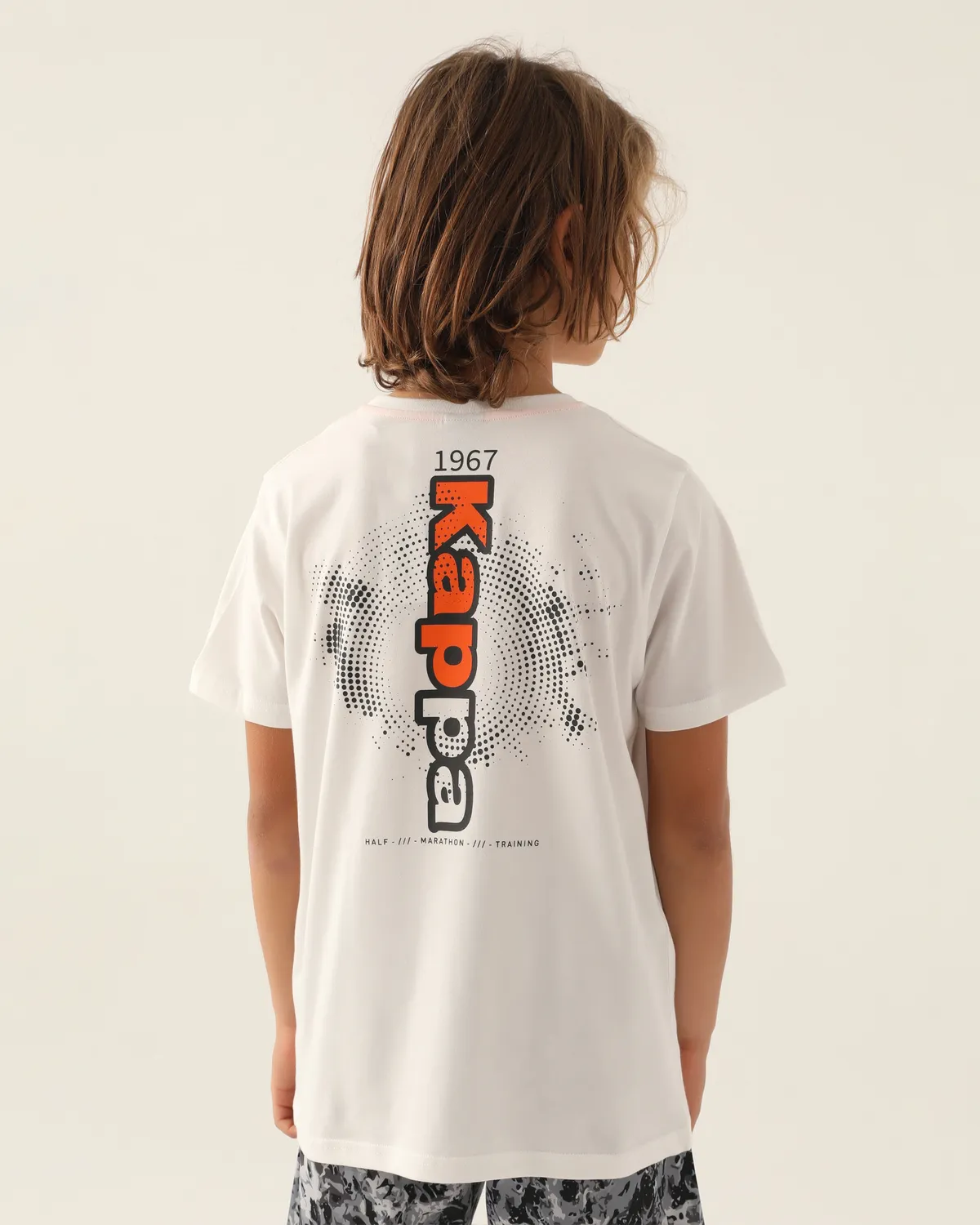 Bej Logo Colton Erkek Çocuk Ekru  Regular Fit Tişört