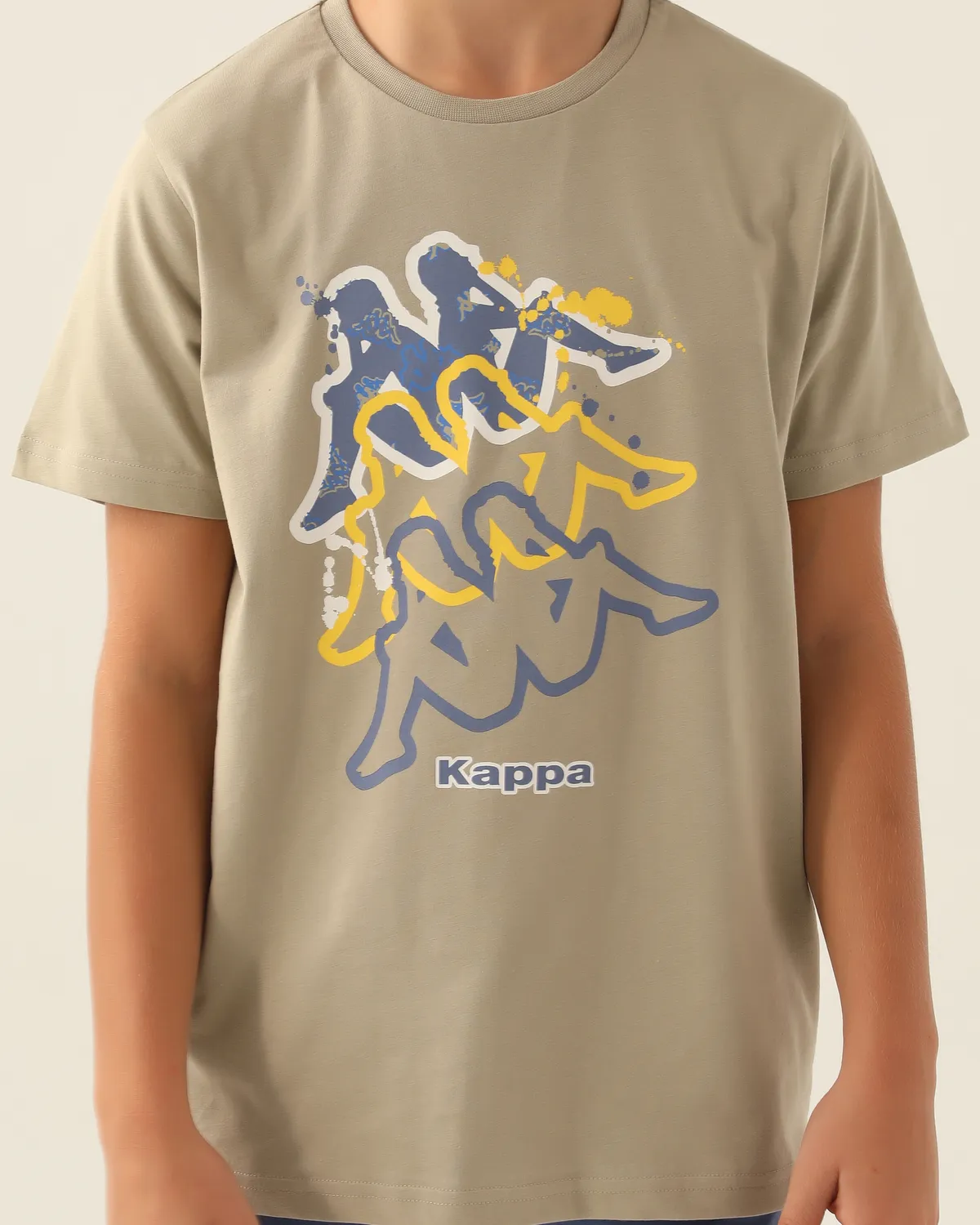 Bej Logo Coleman Erkek Çocuk Bej Regular Tişört