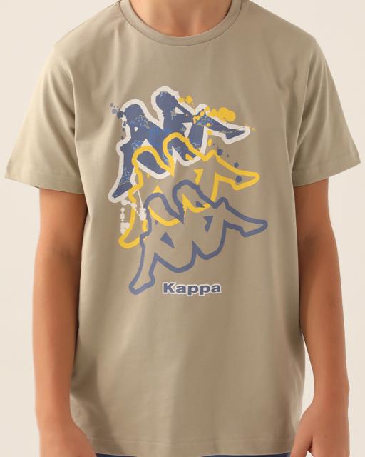 Bej Logo Coleman Erkek Çocuk Bej Regular Tişört - KAPPA® Türkiye