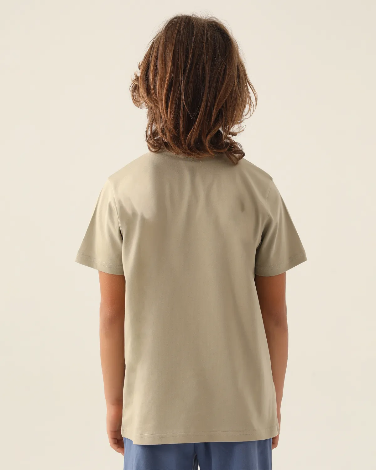 Bej Logo Coleman Erkek Çocuk Bej Regular Tişört