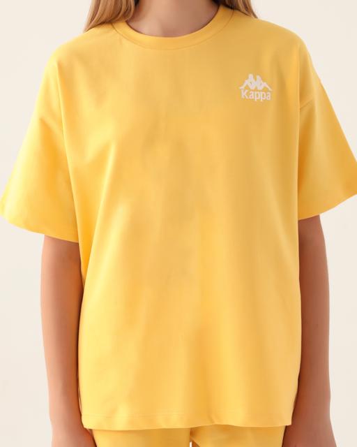 Sarı Authentic Chelsey Kız Çocuk Sarı Regular Fit Tişört - KAPPA® Türkiye