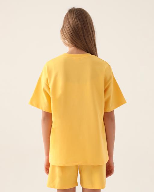 Sarı Authentic Chelsey Kız Çocuk Sarı Regular Fit Tişört - KAPPA® Türkiye