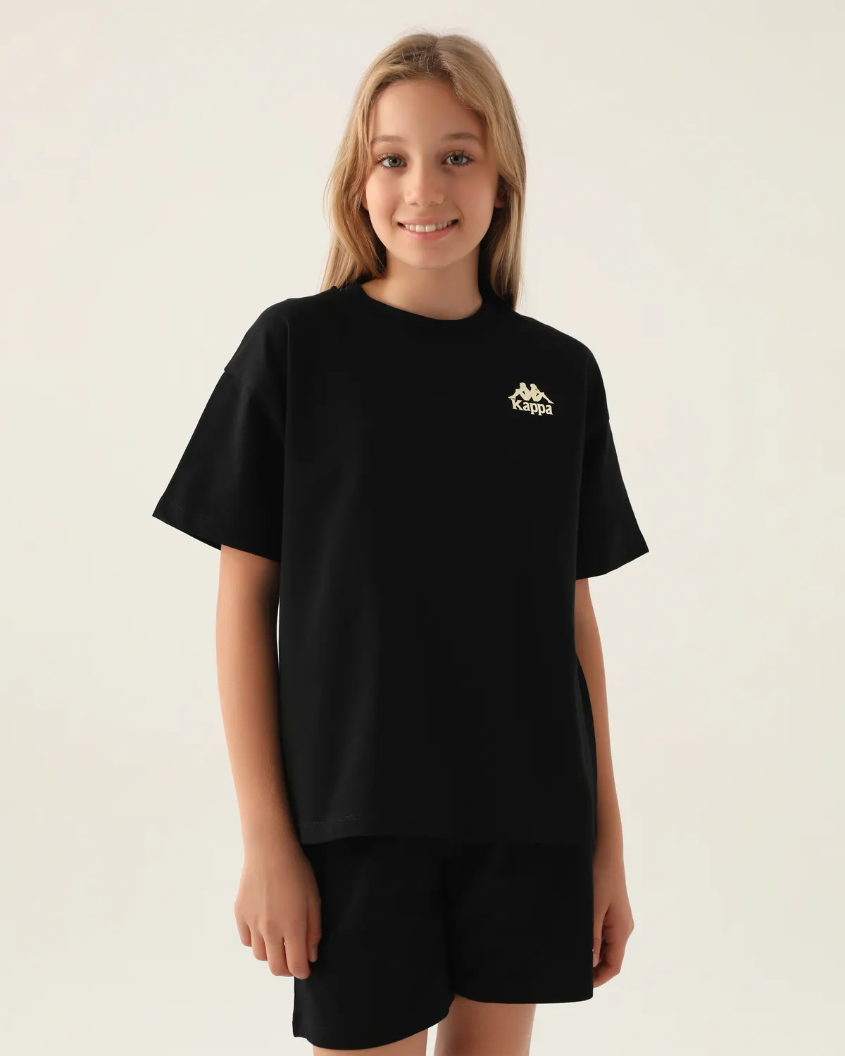 Siyah Authentic Chelsey Kız Çocuk Antrasit Regular Fit Tişört