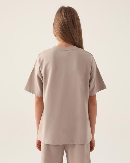Bej Authentic Chelsey Kız Çocuk Bej Regular Fit Tişört - KAPPA® Türkiye