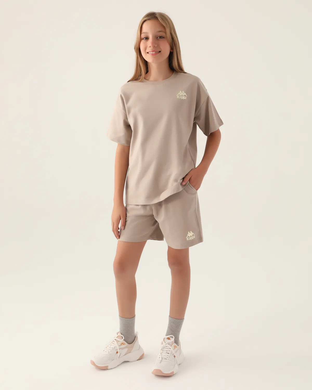 Bej Authentic Chelsey Kız Çocuk Bej Regular Fit Tişört