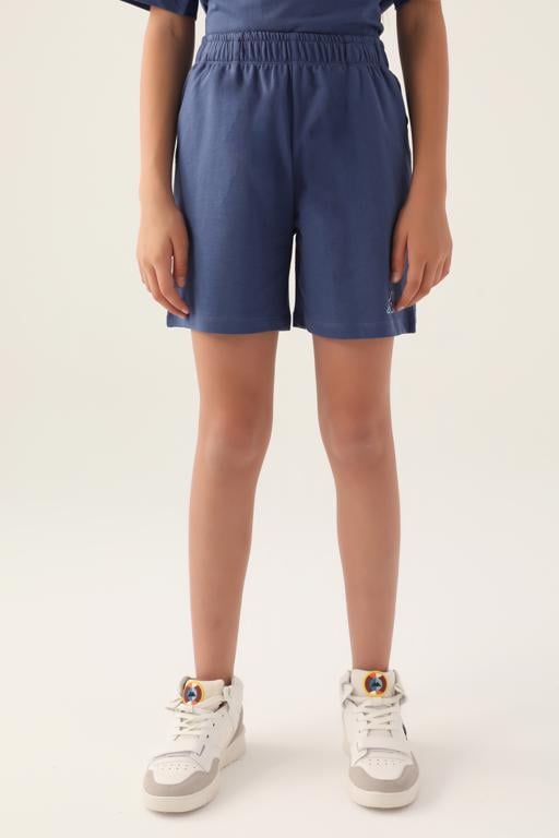 Mavi Logo Carina Kız Çocuk Mavi Regular Şort - KAPPA® Türkiye