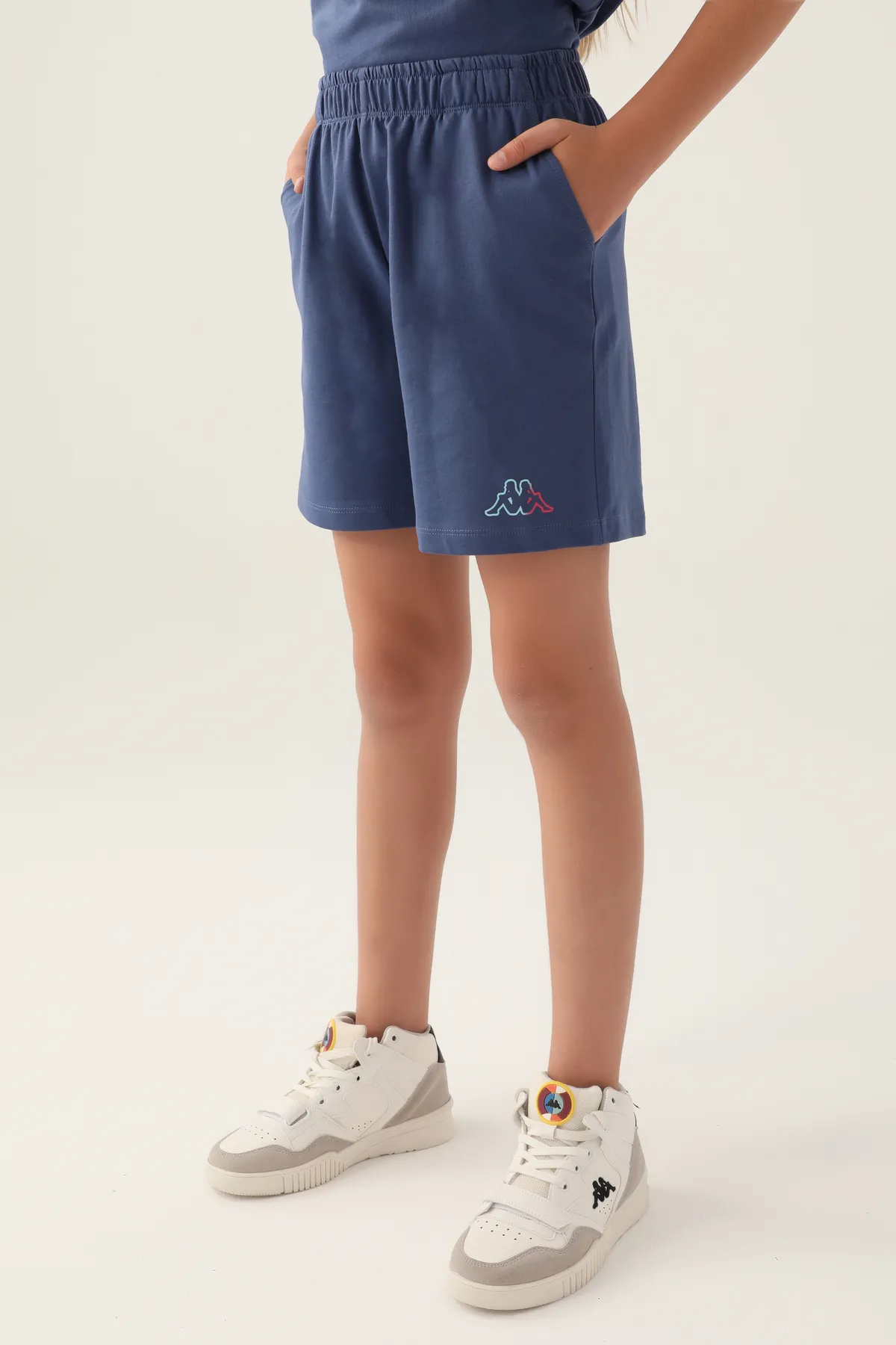 Mavi Logo Carina Kız Çocuk Mavi Regular Şort