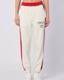 Kırmızı-Balde Pant Kadın Ekru-Kırmızı Regular Fit Eşofman Altı