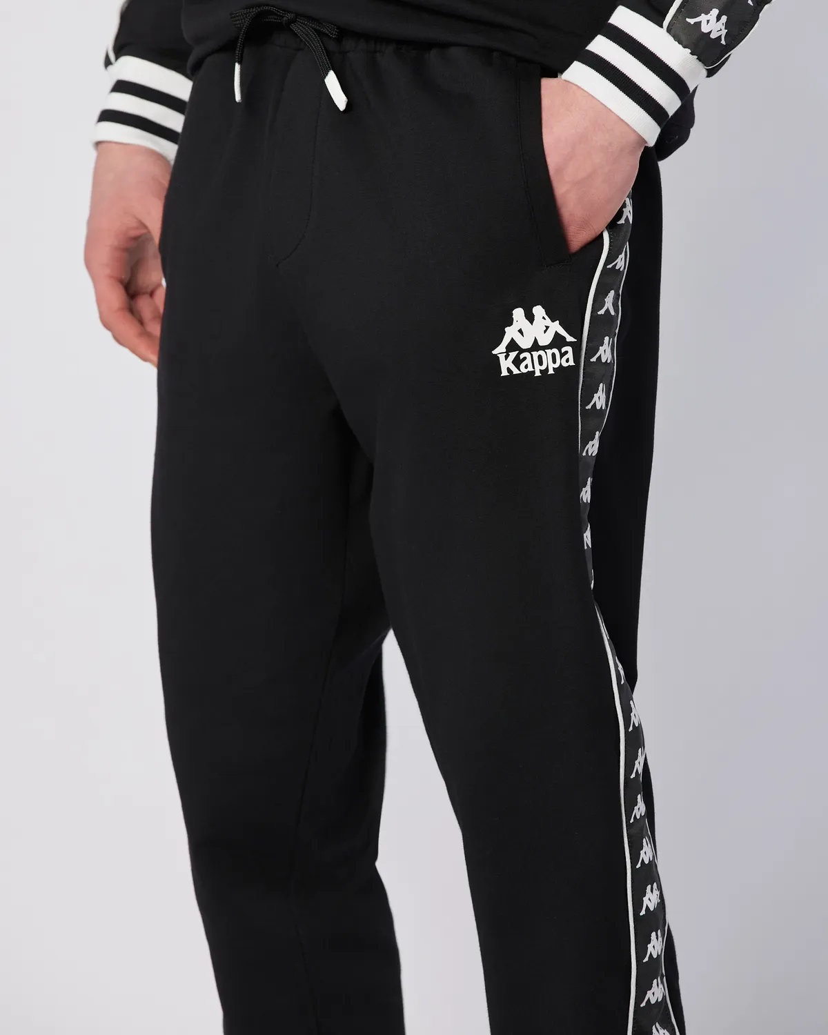 Siyah Banda Stars Pant Erkek Siyah Regular Fit Eşofman Altı