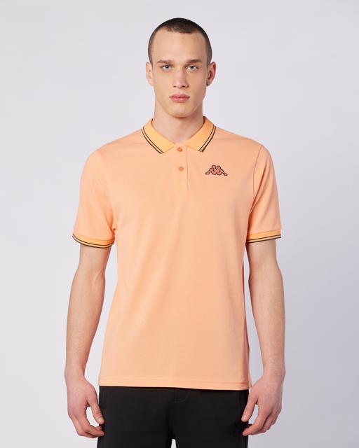 Turuncu Korpo Ezio 2 Tur Erkek Somon Regular Fit Polo Yaka Tişört - KAPPA® Türkiye