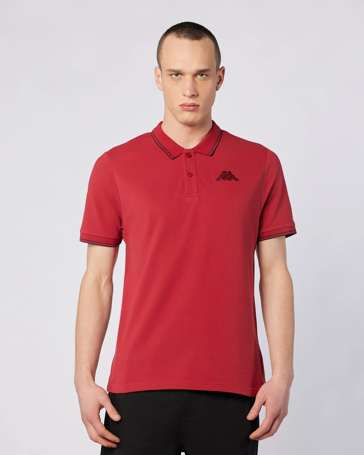 Siyah Korpo Ezio 2 Tur Erkek Bordo Regular Fit Polo Yaka Tişört