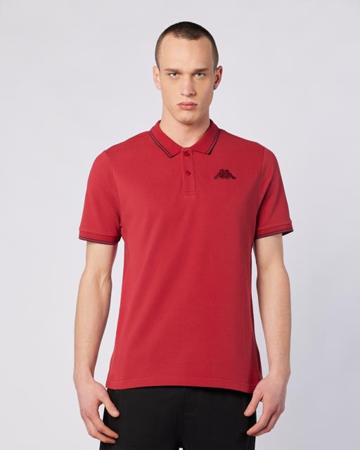 Siyah Korpo Ezio 2 Tur Erkek Bordo Regular Fit Polo Yaka Tişört - KAPPA® Türkiye