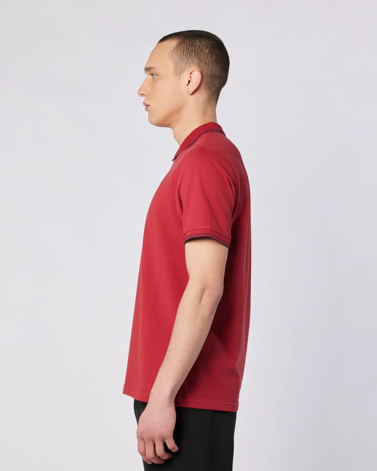 Siyah Korpo Ezio 2 Tur Erkek Bordo Regular Fit Polo Yaka Tişört