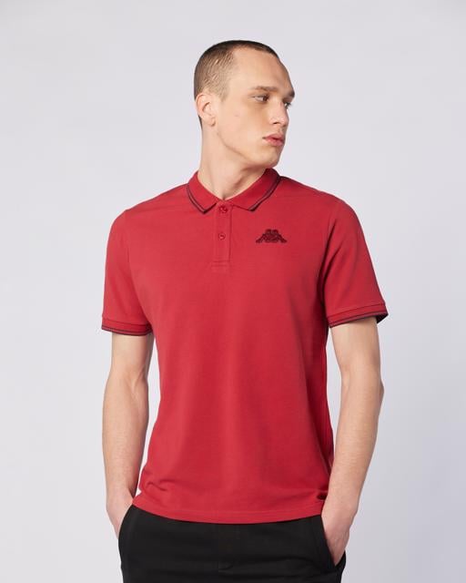 Siyah Korpo Ezio 2 Tur Erkek Bordo Regular Fit Polo Yaka Tişört - KAPPA® Türkiye