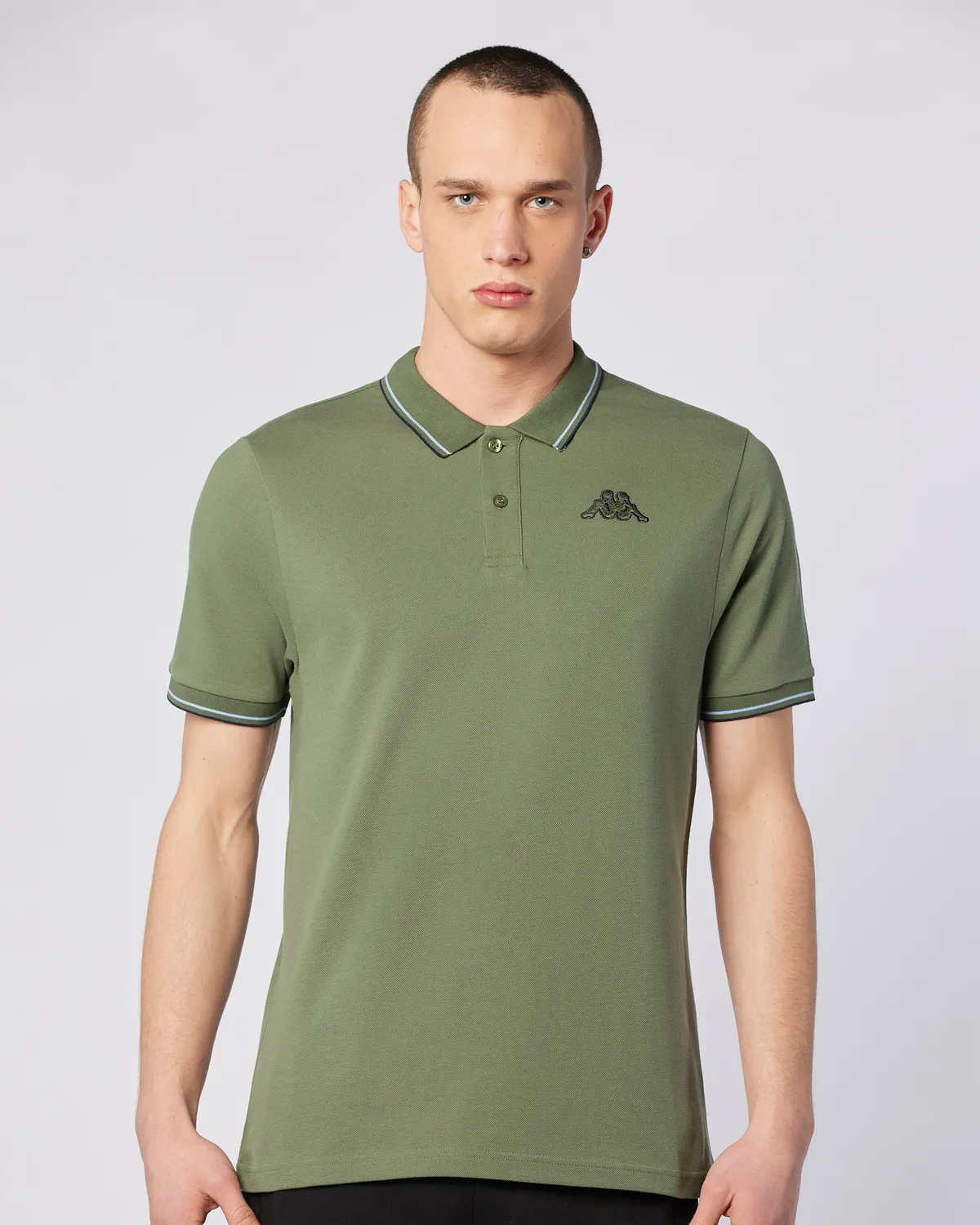 Yeşil Korpo Ezio 2 Tur Erkek Haki Regular Fit Polo Yaka Tişört