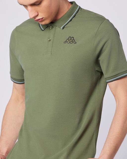Yeşil Korpo Ezio 2 Tur Erkek Haki Regular Fit Polo Yaka Tişört - KAPPA® Türkiye