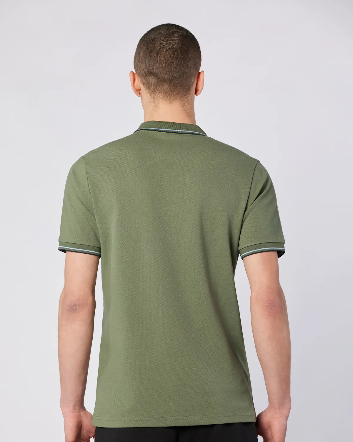 Yeşil Korpo Ezio 2 Tur Erkek Haki Regular Fit Polo Yaka Tişört