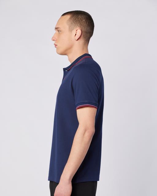Mavi Korpo Ezio 2 Tur Erkek Lacivert-Kırmızı Regular Fit Polo Yaka Tişört - KAPPA® Türkiye